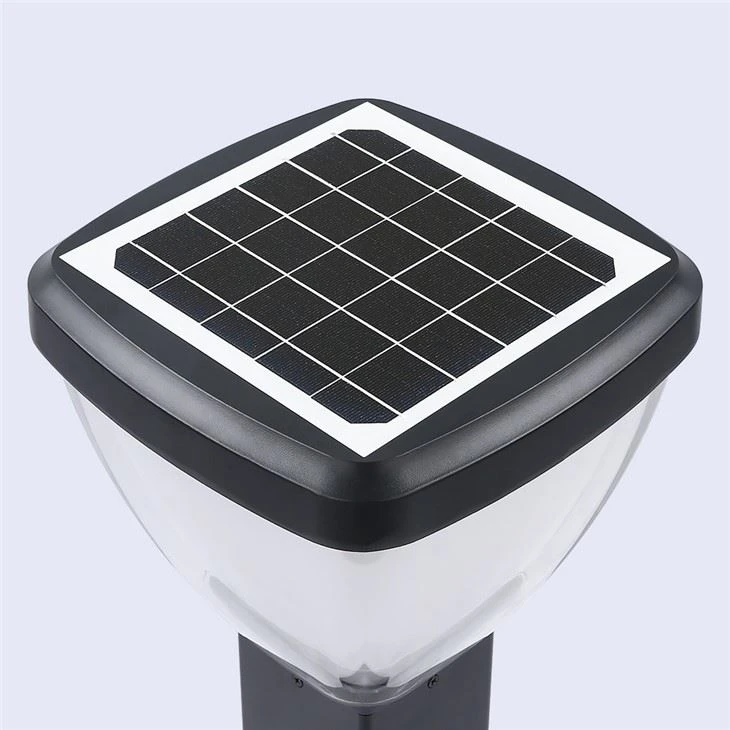 Square Solar Outdoor Led Bollard Lighting