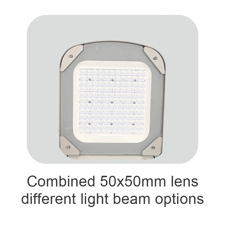 High Quality 100W Aluminum Stand Alone LED Street Light Easy Installation Radar Induction Road IP66 Rated